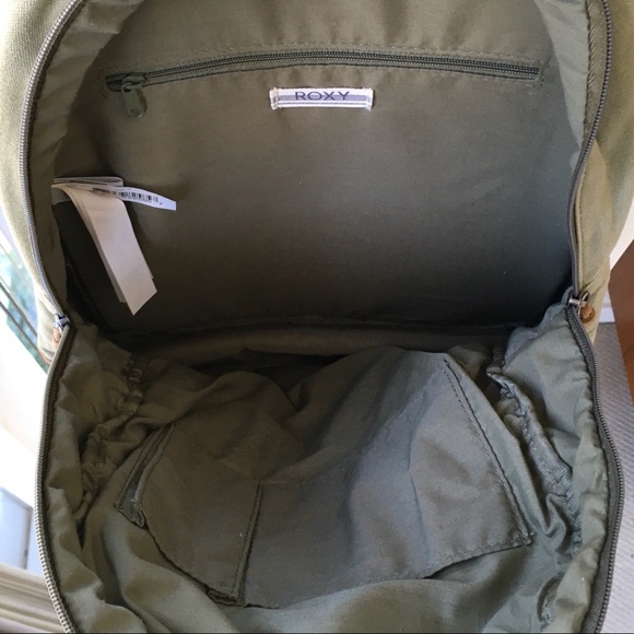 Roxy - Canvas Backpack w/ Crochet Detail - Picture 5 of 9